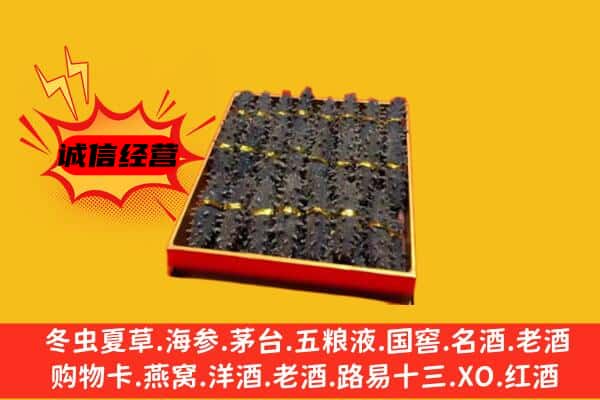 自贡沿滩区回收海参